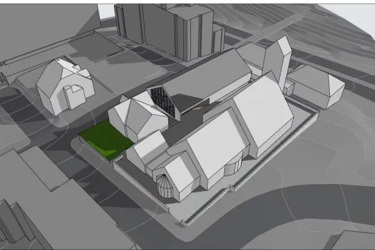 Byggeplaner for nytt menighetshus i Stavanger