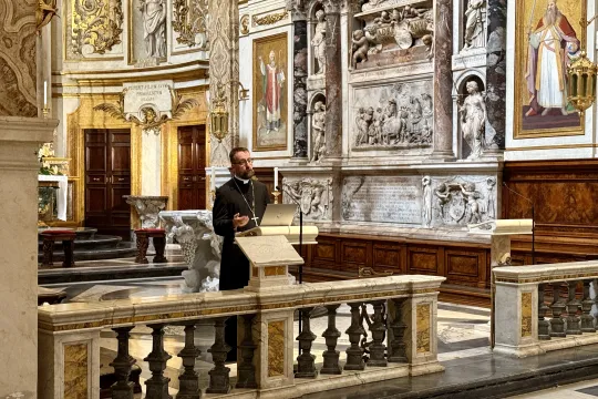 Biskop Fredrik Hansens Foredrag i Santa Maria dell' Anima, Den nordiske valfart i Jubelåret 2025.