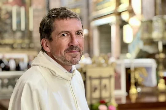 Morten Selle i San Carlo al Corso-kirken i Roma. 