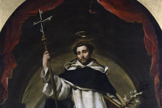 Claudio Coellos maleri av den hellige Dominikus