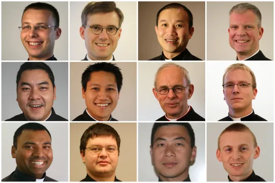 Oslo katolske bispedømmes presteråd anno høsten 2025. 