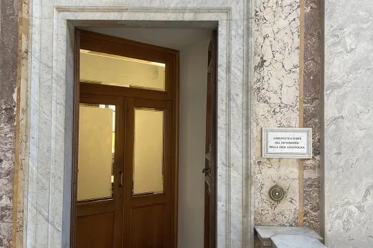 Inngangen til Administrasjonen av Den apostoliske stols patrimonium