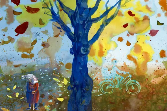 Illustrasjon til sr. Mette Andrésens julebetraktning 2025. 