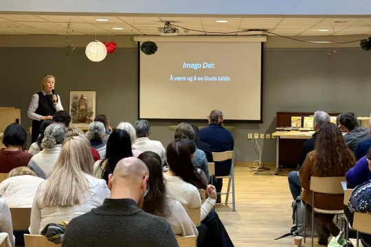 Theresa Robberstad foredrar i Mariagården fredag 30. januar 2026. 