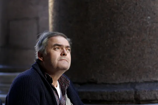 Jan E. Hansen foran Pantheon, Roma.