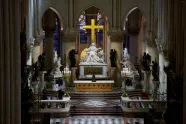 Alteret i Notre-Dame de Paris-katedralen.