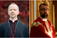 Nasjonalt koordinasjonsråd for Olavsjubileet i 2030. Portretter av biskop Erik Varden og biskop Fredrik Hansen. 