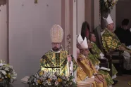 Biskop Fredrik Hansen holder preken i St. Olav domkirke