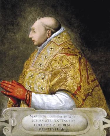 Maleri av pave Martin V