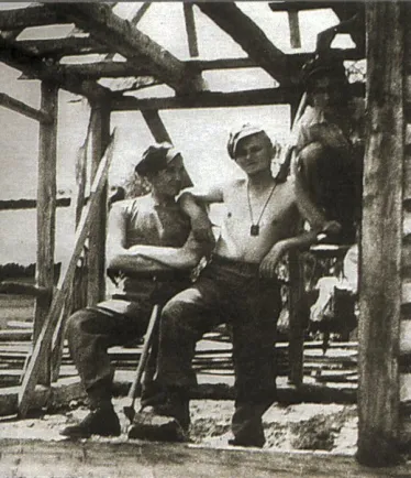En ung Karol Wojtyla som fabrikkarbeider