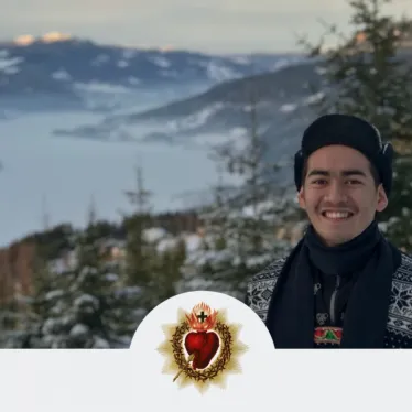 Profilbilde til Mathias Bruno Ledum med Jesu hjerte