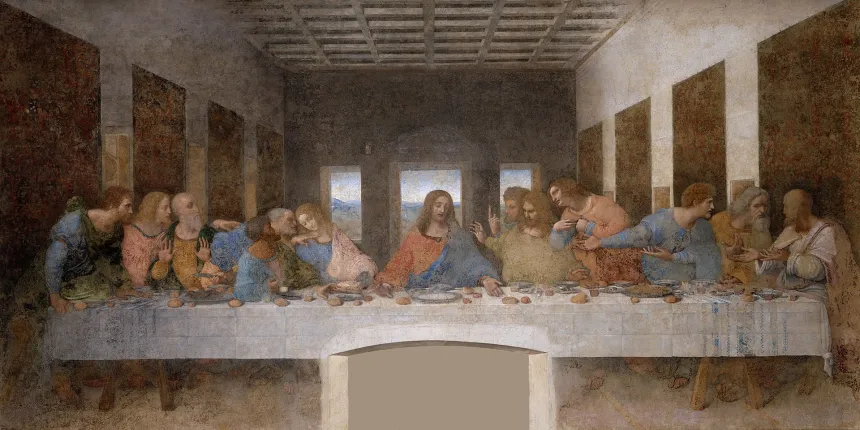 Da Vincis maleri av Jesu siste måltid med apostlene