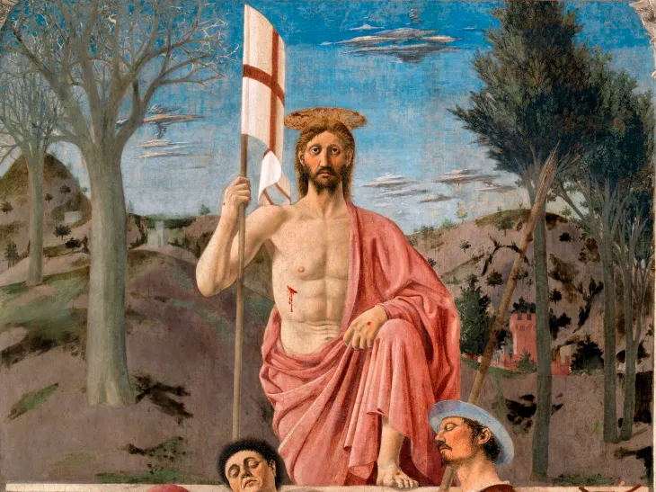 Piero della Francescas maleri av Jesu oppstandelse