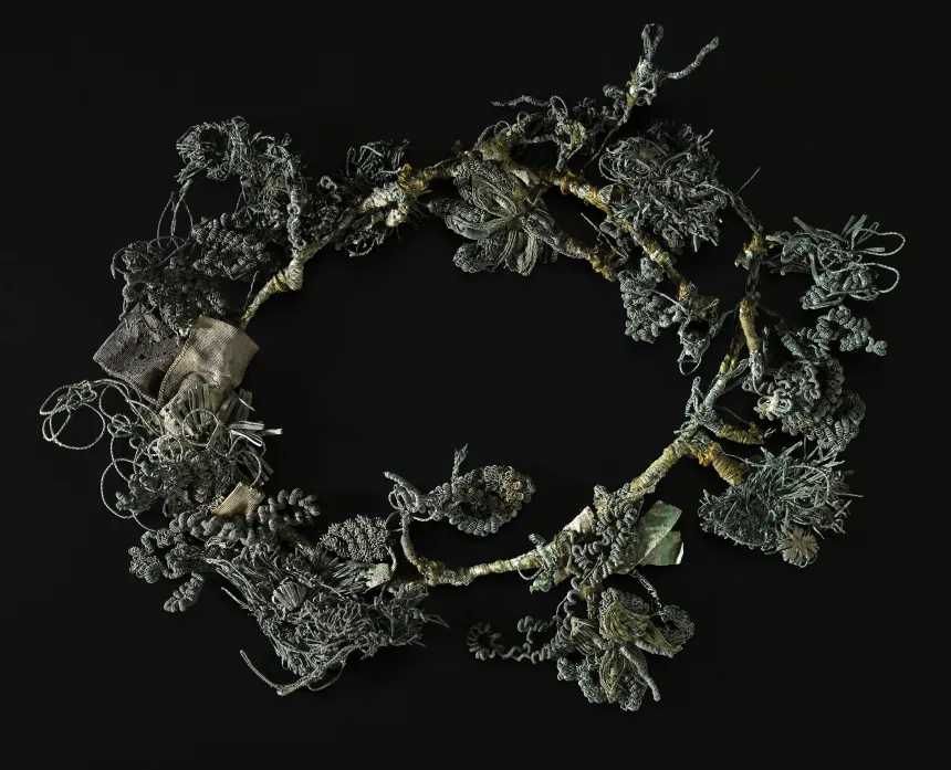Krans på arkeologisk museum