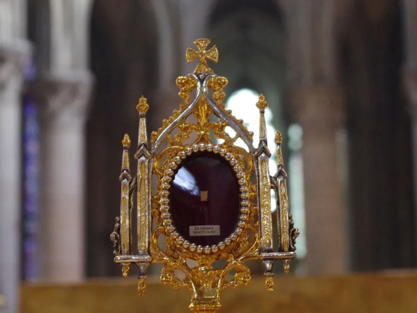 Relikvie av St. Olav i Rouen-katedralen