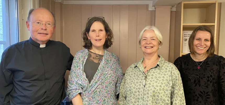 P. Oddvar Moi, Terese Ranek, Maria Fongen og Camilla Cselenyi