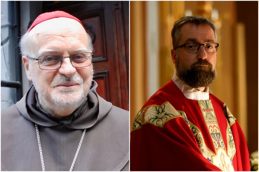 Kardinal Anders Arborelius og biskop Fredrik Hansen