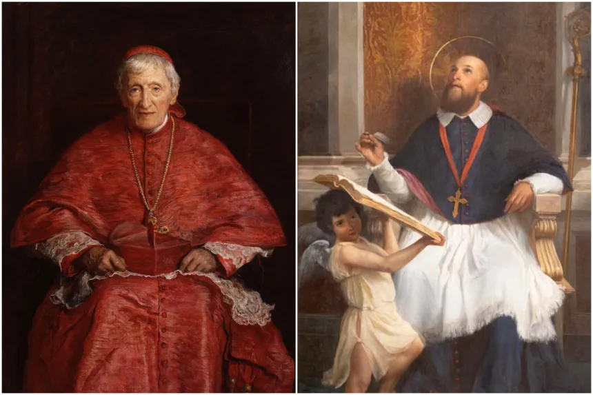 Malerier av John Henry Newman og Frans av Sales