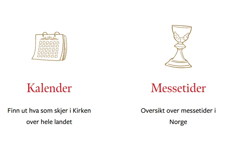 Kalenderikon på forsiden av katolsk.no