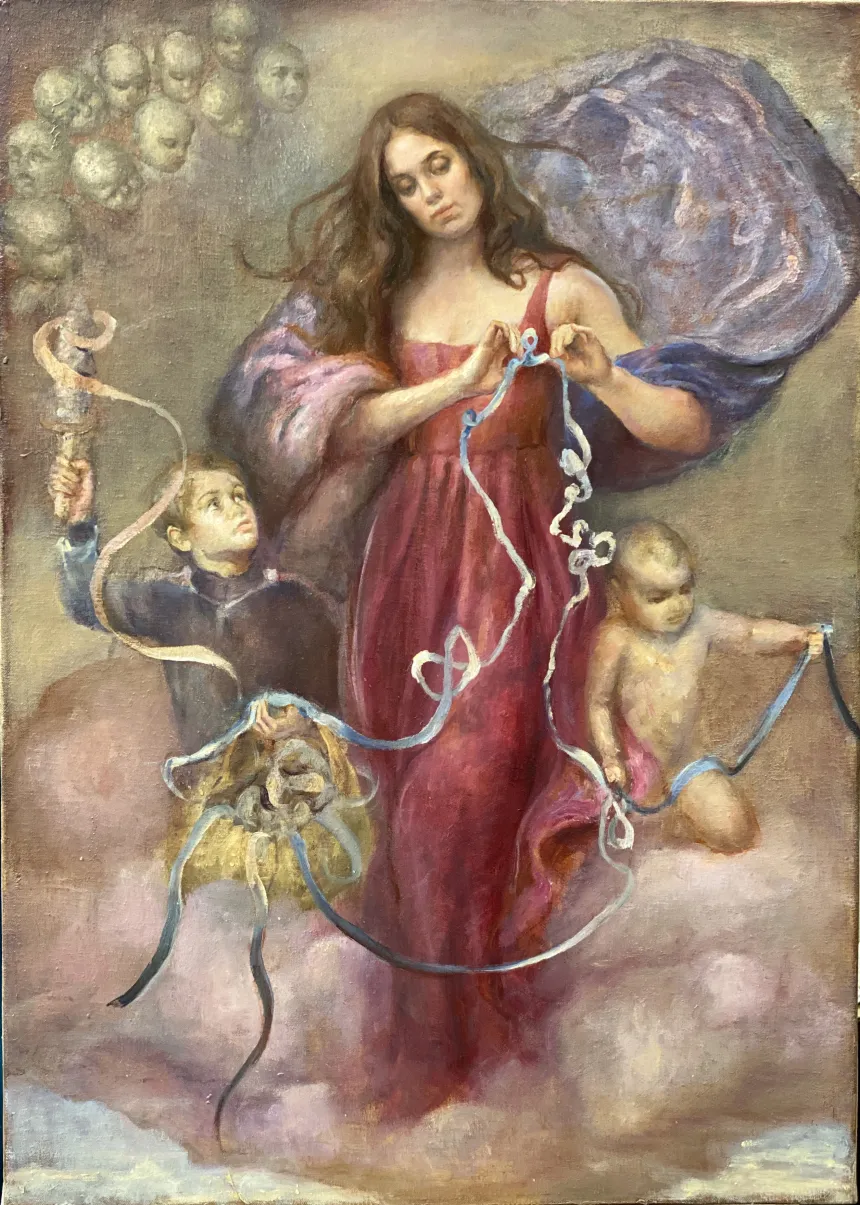 Helene Knoops maleri Maria Knuteløser