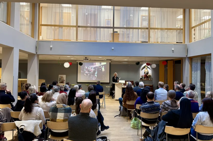 Theresa Robberstad foredrar i Mariagården fredag 30. januar 2026. 