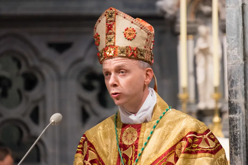 Biskop Erik Varden i Nidarosdomen