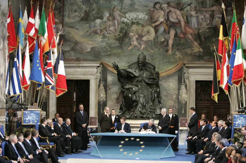 «EU-grunnloven» signeres i Roma