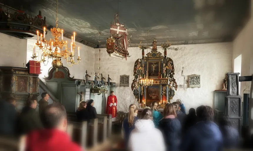 Messefeiring i bønsnes kirke