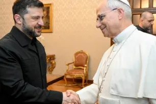 Pave Leo og Zelensky